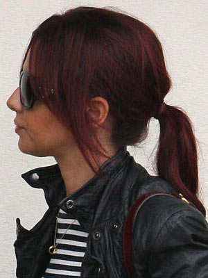 Cheryl Cole Red Hair Color