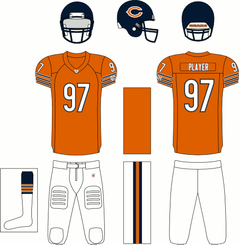 Chicago Bears Jersey History