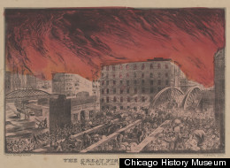 Chicago Fire 1871 Cause