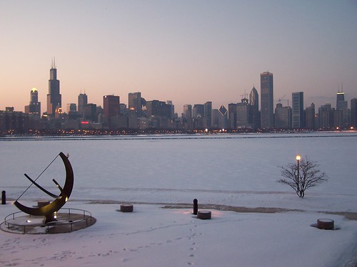 Chicago Skyline Pictures Winter