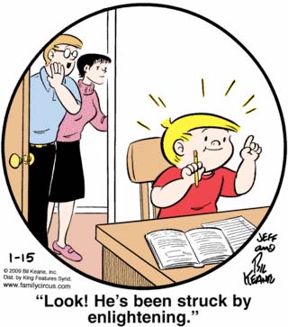 Child Doing Homework Cartoon