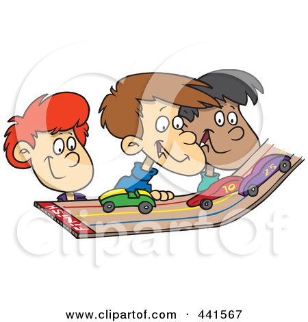 Children Playing Cartoon Pictures
