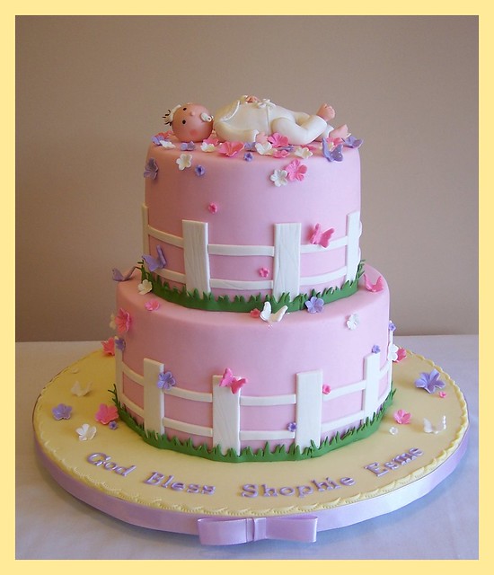 Christening Cake Designs For Girls