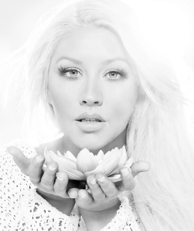 Christina Aguilera Lotus Wallpaper