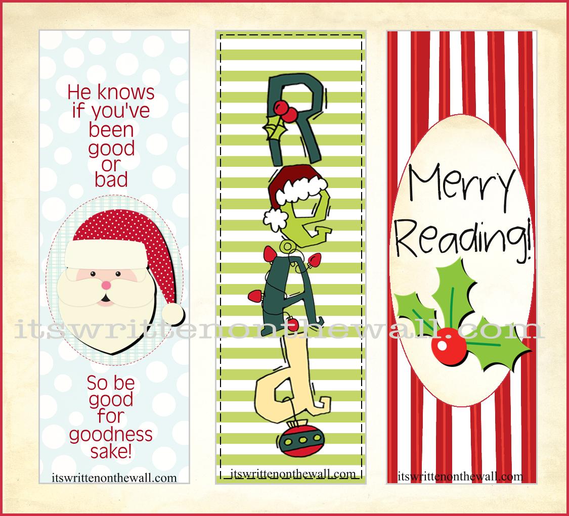 Christmas Bookmarks For Kids