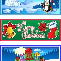 Christmas Bookmarks Templates Free