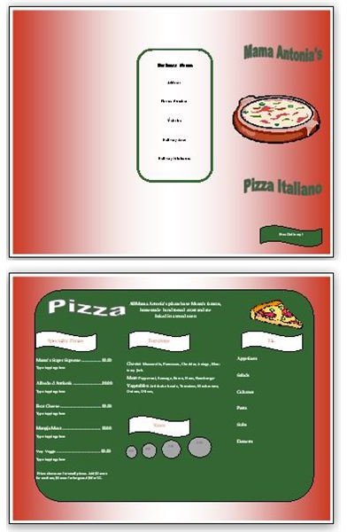 Christmas Menu Templates Free Word