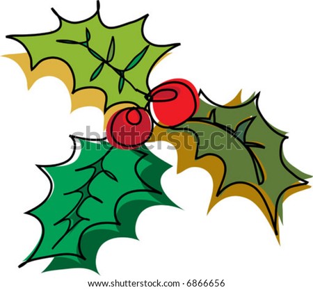 Christmas Mistletoe Clipart