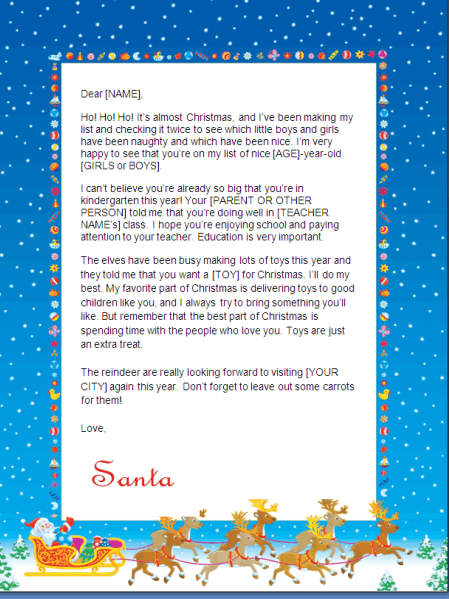 Christmas Newsletter Templates Free