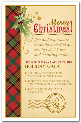 Christmas Party Invitations Wording Ideas