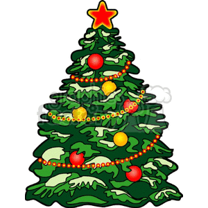 Christmas Tree Cartoon Pictures