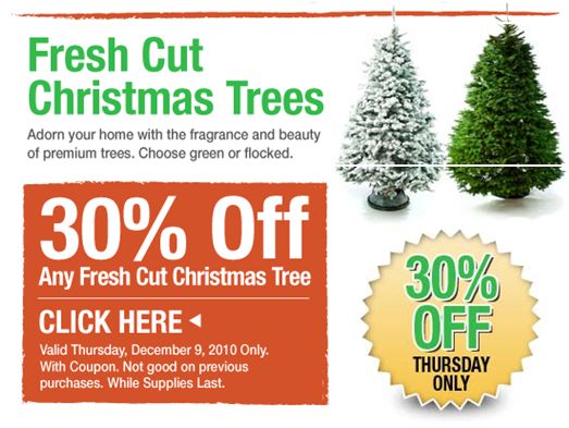 Christmas Tree Shop Coupons Printable 2010
