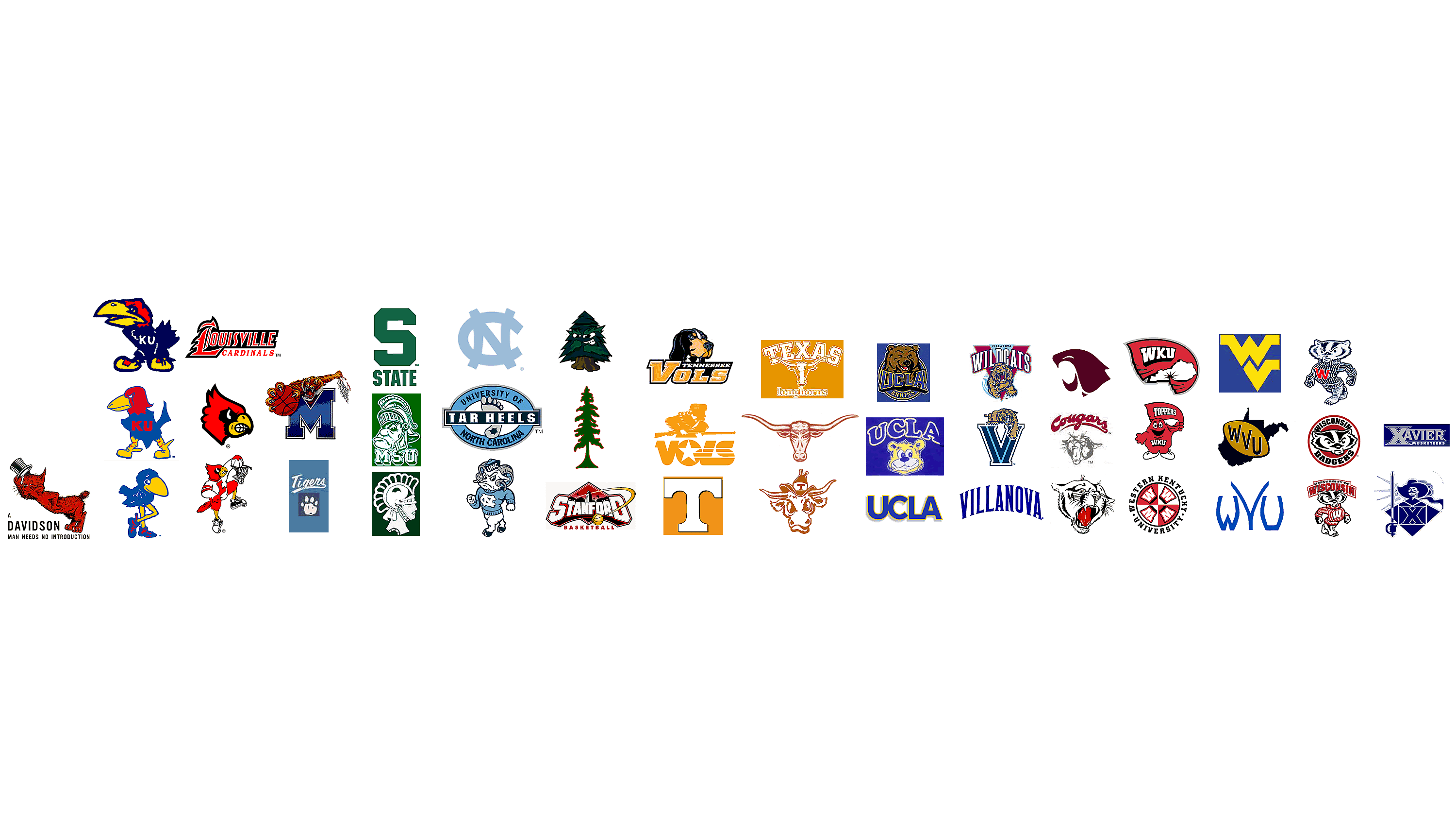 College Basketball Logos