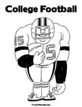 College Football Logos Coloring Pages