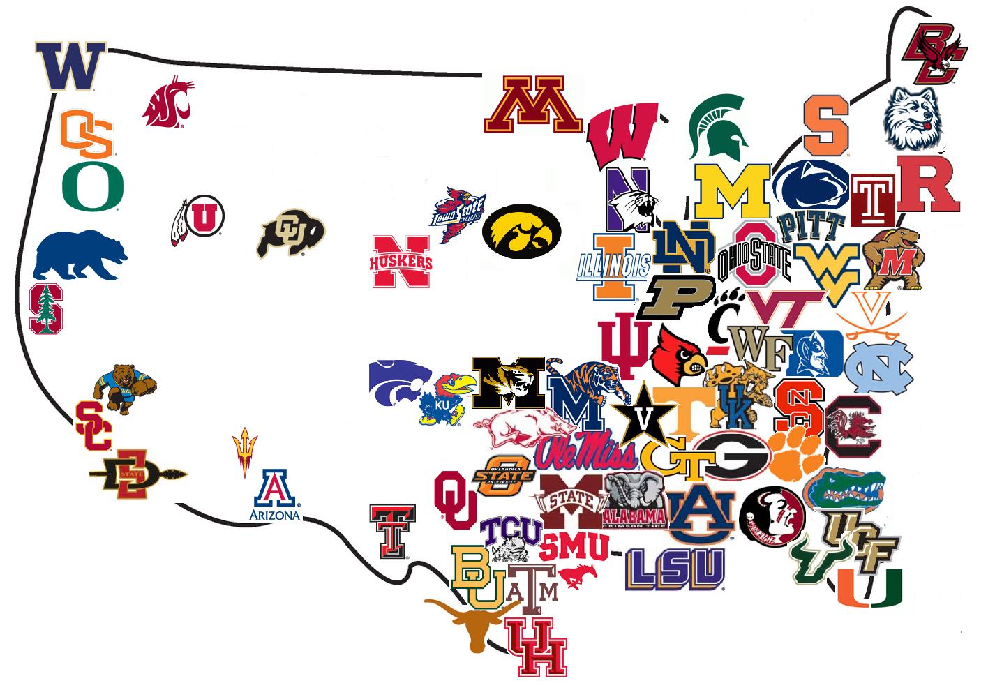 College Football Logos Pictures