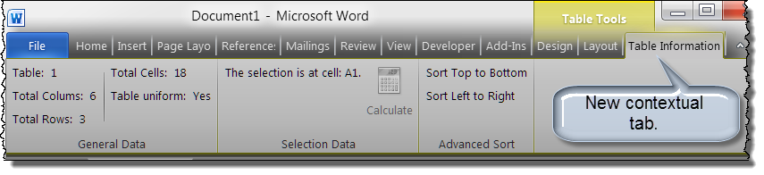 Columns And Rows In Word 2007