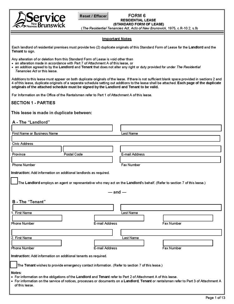 Commercial Rental Agreement Template