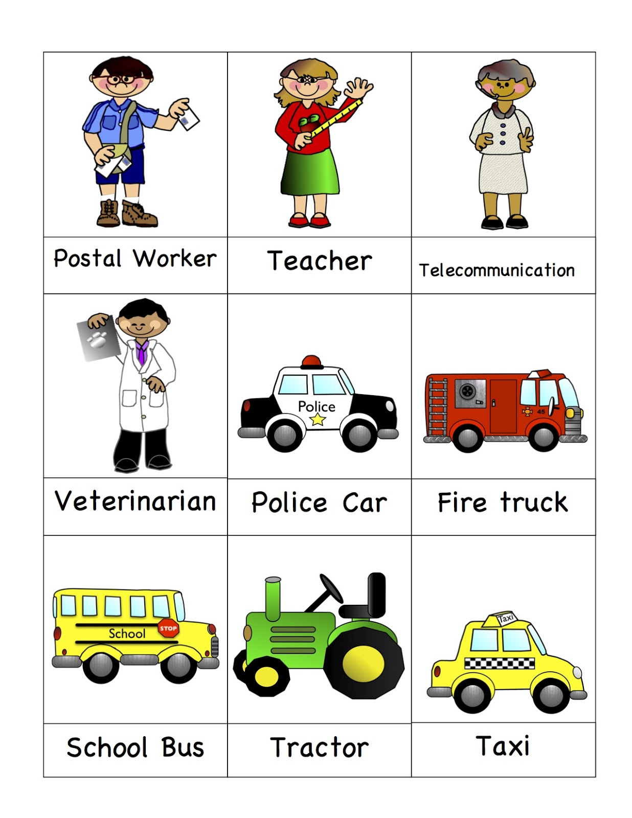 Community Helpers Pictures For Kids