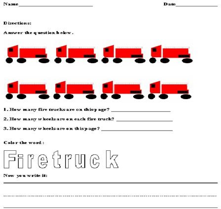 Community Helpers Worksheets For 1st Grade