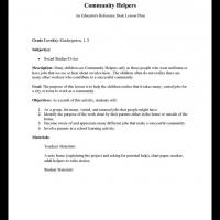 Community Helpers Worksheets Printable