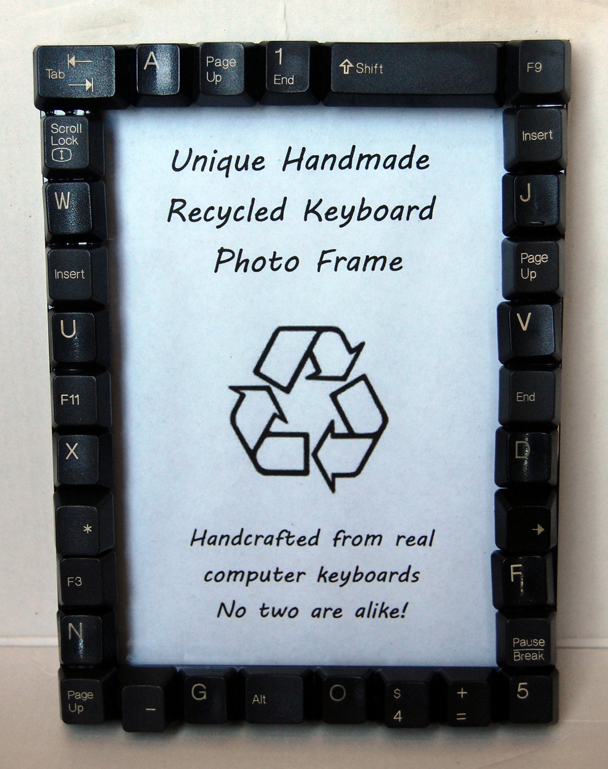 Computer Keyboard Picture Frame