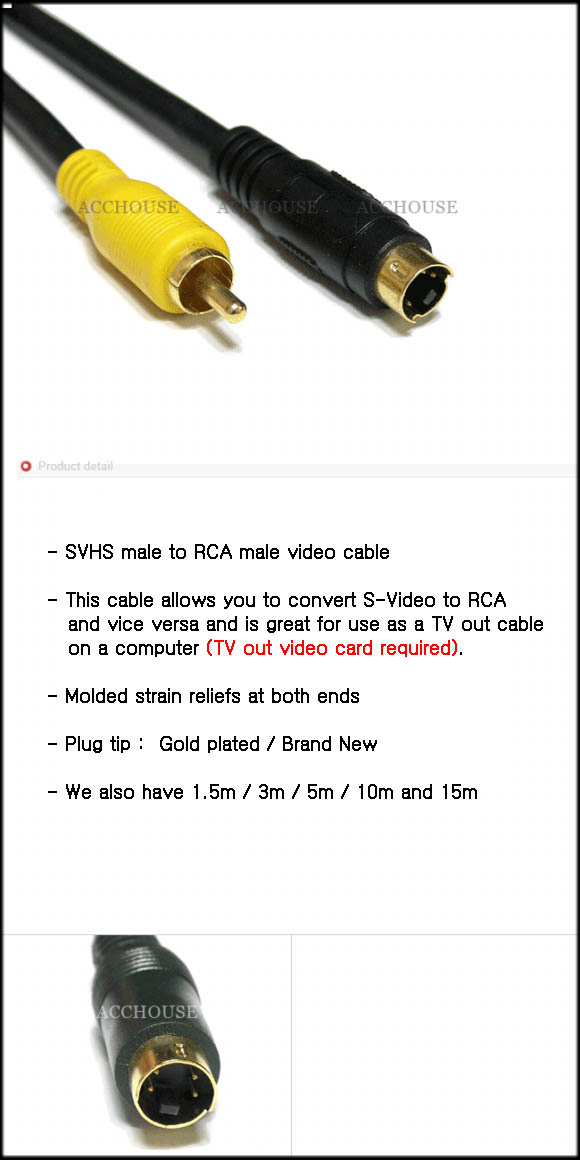 Computer Monitor Cable To Rca