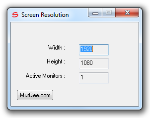 Computer Monitor Screen Resolution