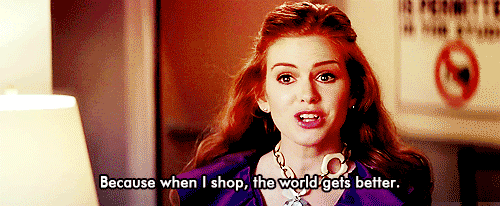Confessions Of A Shopaholic Quotes When I Shop