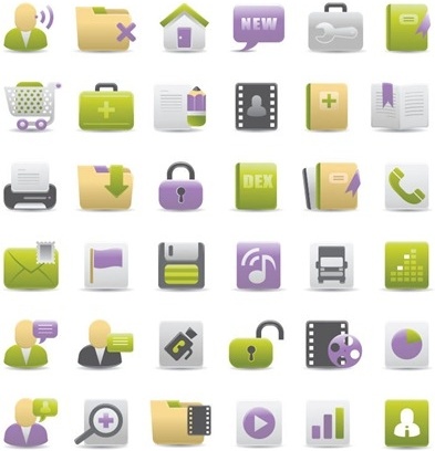 Contact Icons Vector Free