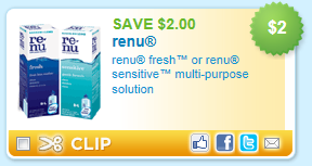 Contact Lens Solution Coupon