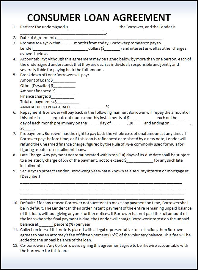 Contract Agreement Template For Services