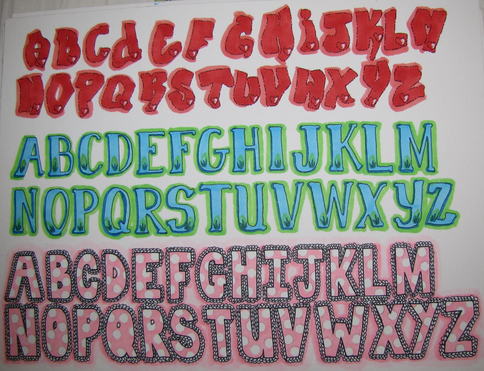 Creative Lettering Alphabet