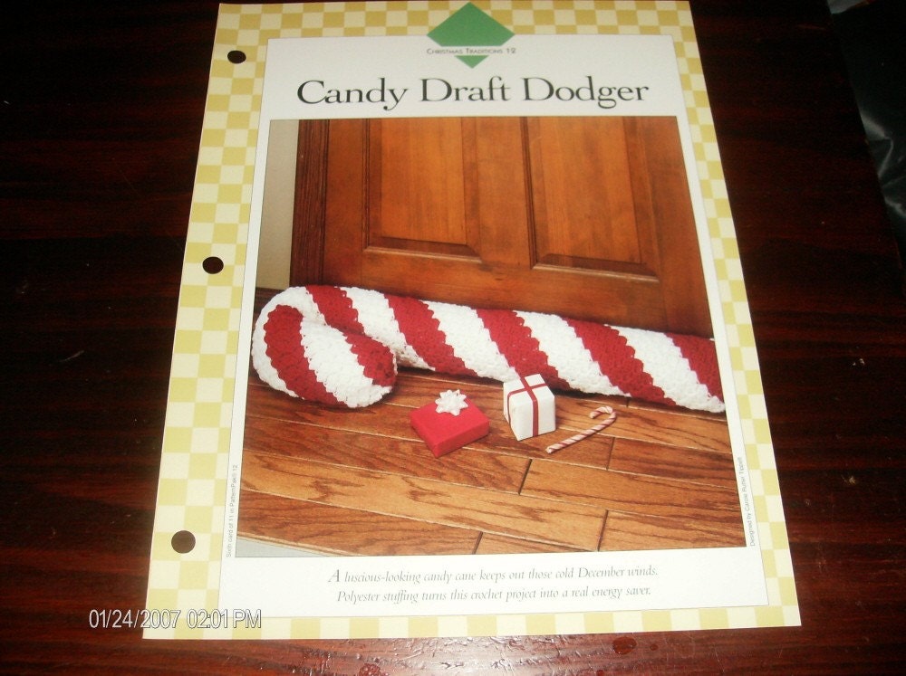 Crochet Candy Cane Pattern