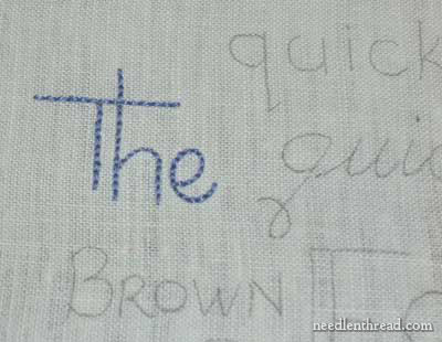 Cross Stitch Backstitch