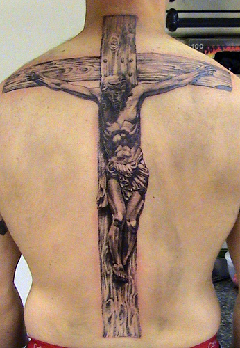 Cross Tattoos For Men On Back