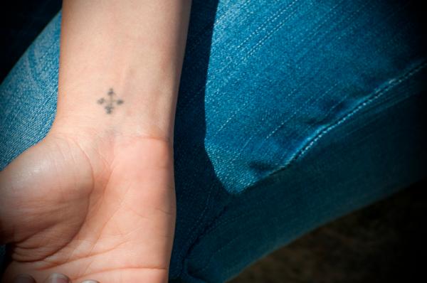 Cross Tattoos For Women On Wrist