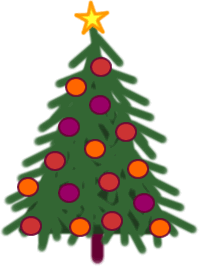 Cute Christmas Tree Clip Art