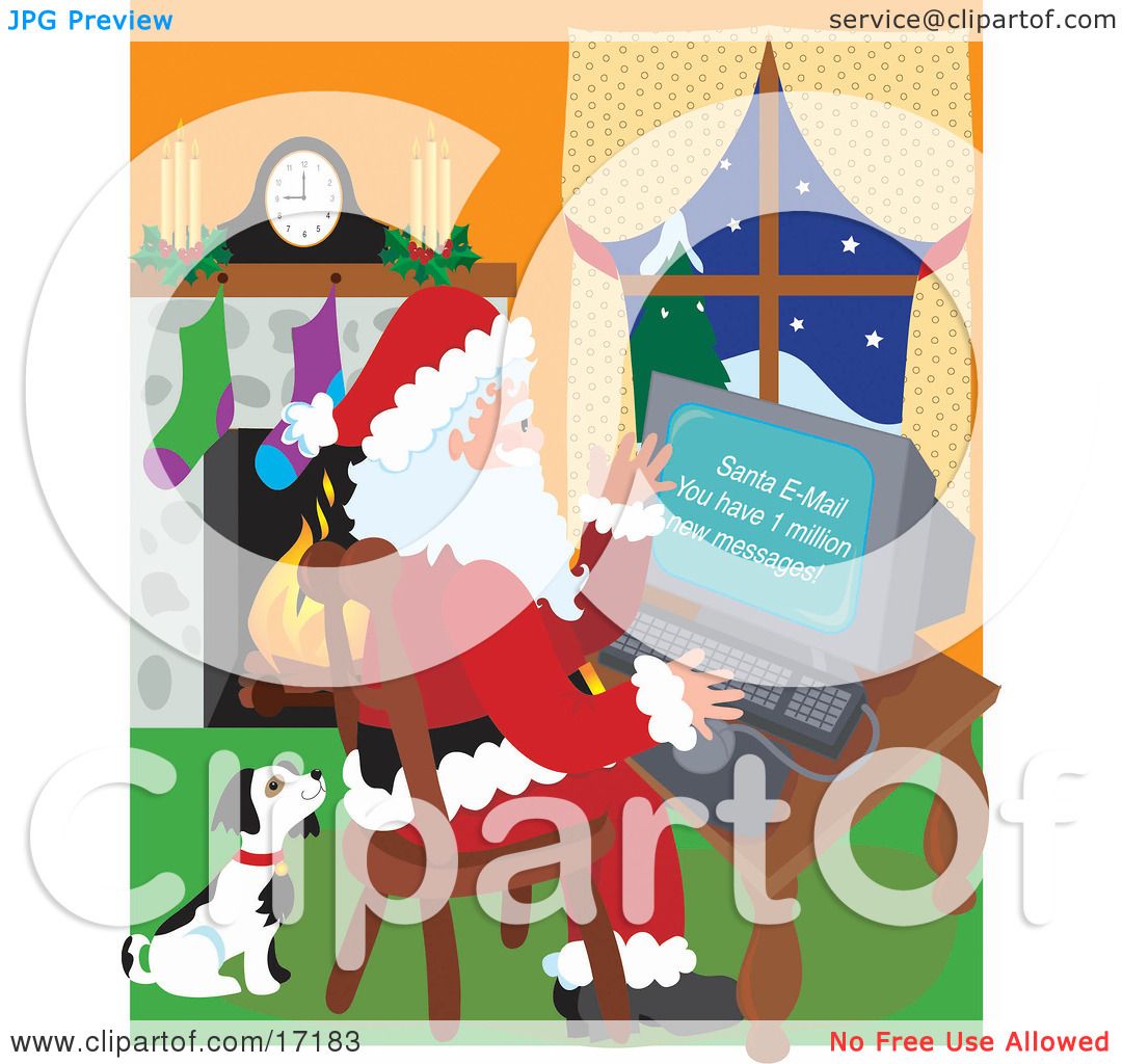 Cute Santa Claus Clipart