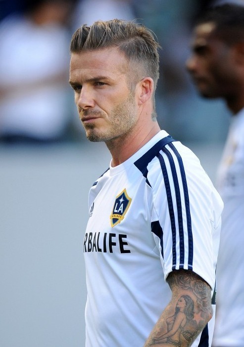 David Beckham Hairstyles 2012