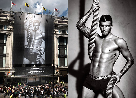 David Beckham Underwear Ad Armani