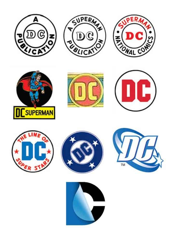 Dc Comics Heroes Logos