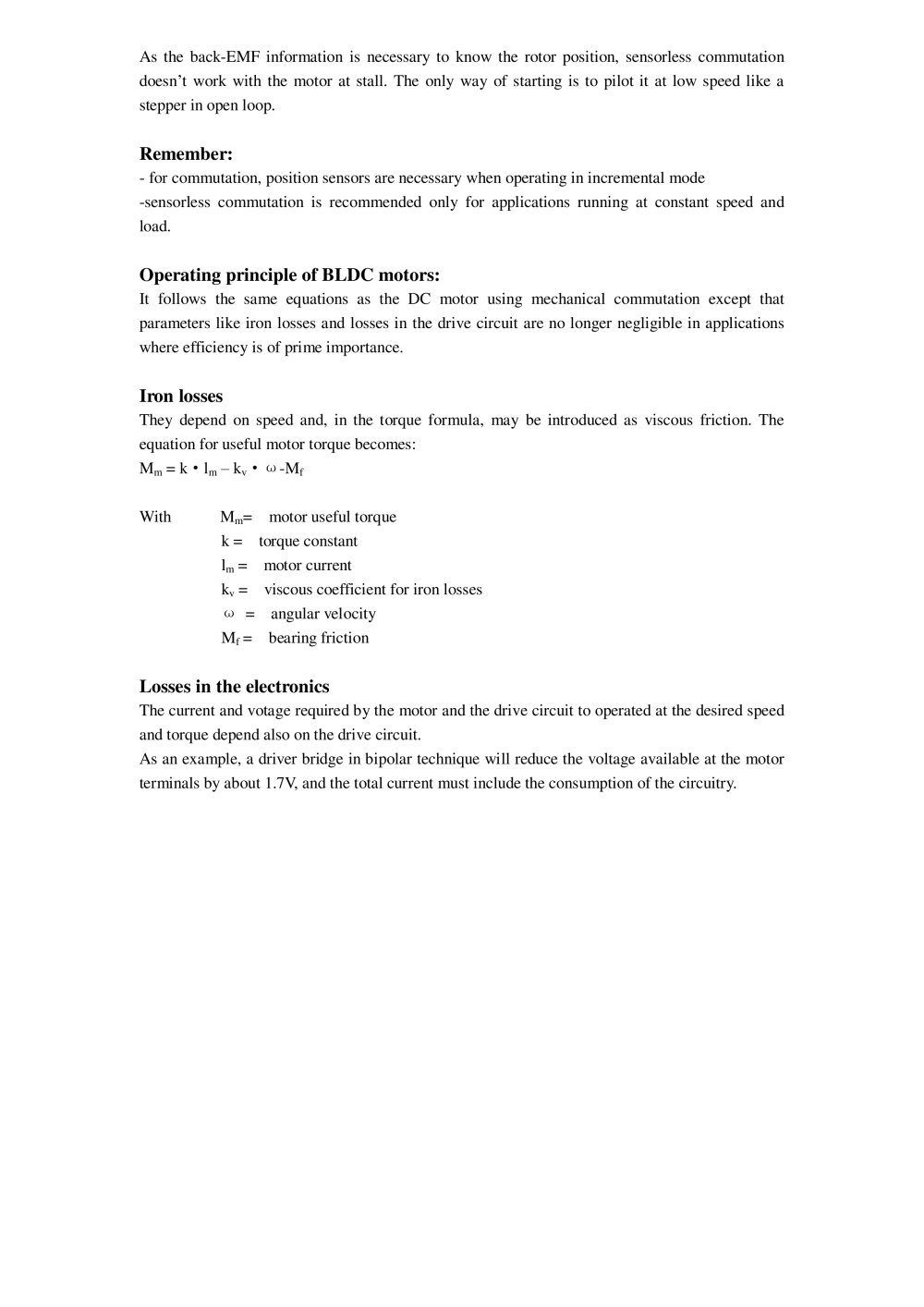 Dc Motor Working Principle Pdf