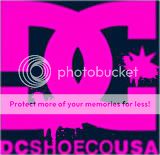Dc Shoes Logo Pink
