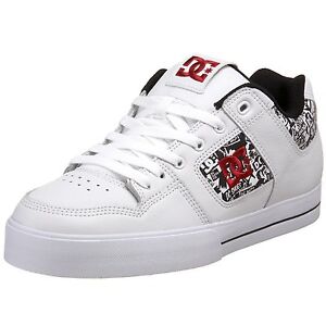 Dc Shoes White Red