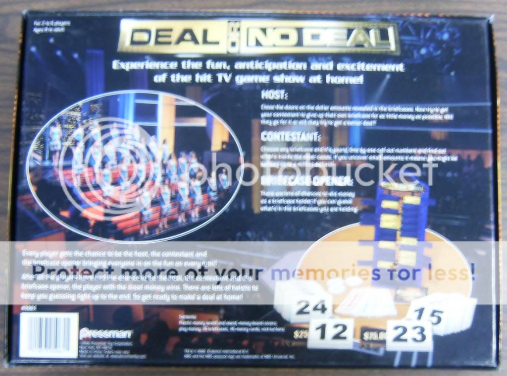 Deal Or No Deal Board Game Price