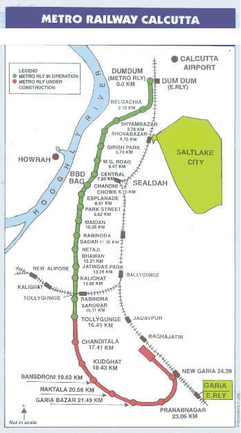 Delhi Local Train Map