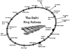 Delhi Local Train Map
