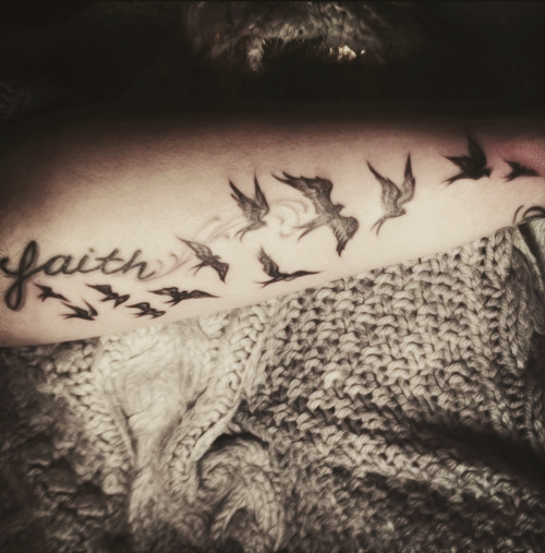 Demi Lovato Tattoo Birds