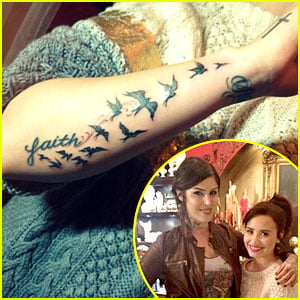 Demi Lovato Tattoo Birds