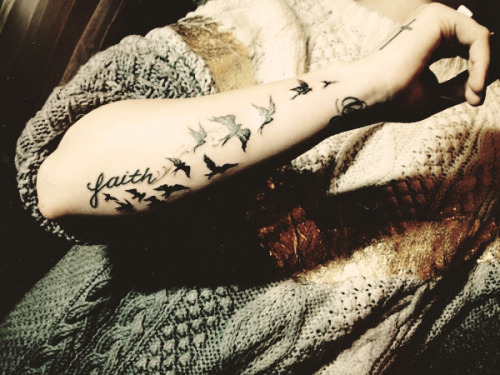 Demi Lovato Tattoo Birds